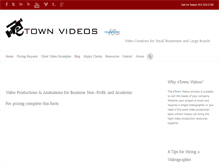 Tablet Screenshot of etownvideos.com